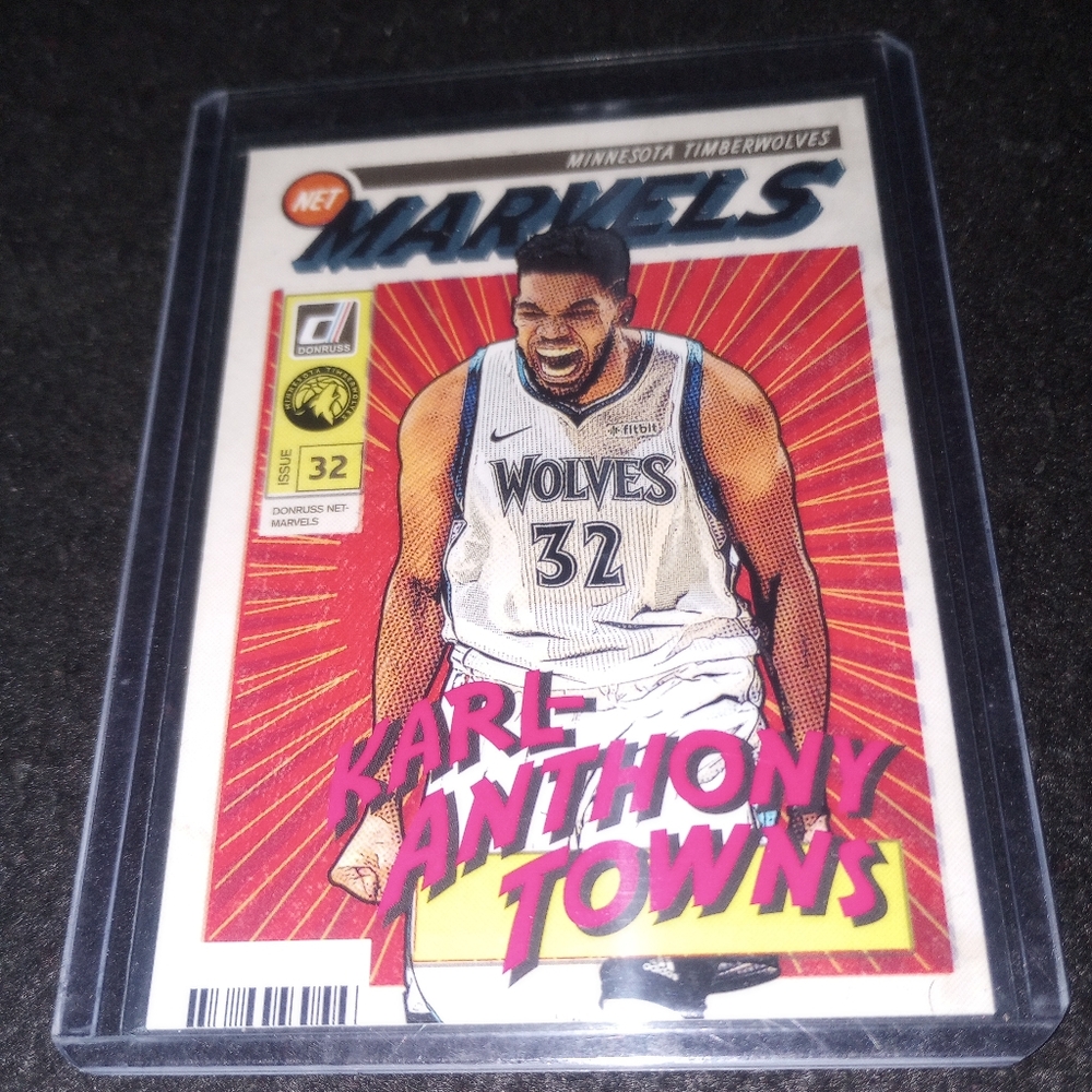 2019-20 Panini Donruss Net Marvels Karl-Anthony Towns #6 Timberwolves Knicks
